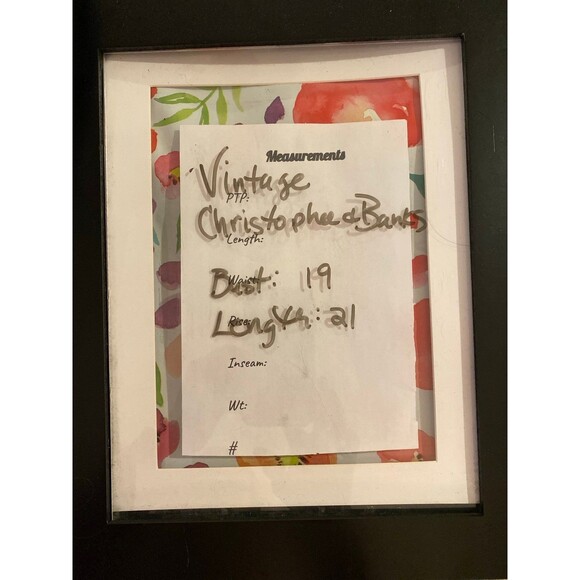 Vintage Christopher & Banks Sweater Cardigan Black Hand stitched Embroidery Med - Picture 9 of 12